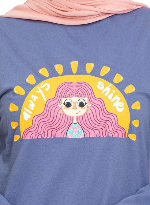 Jeans Printed Long - Sleeve Design 53 - Khotwh